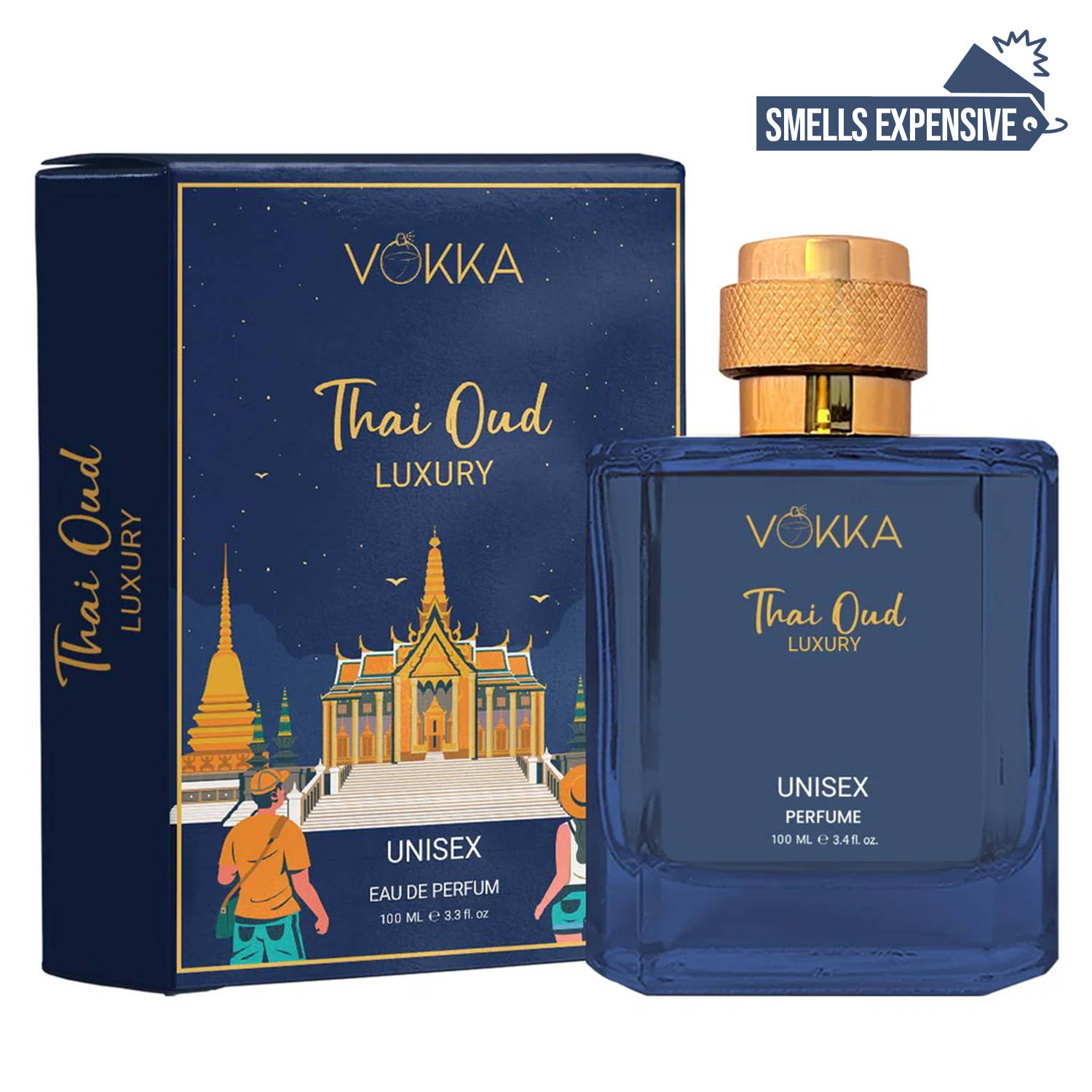 Vokka Thai Oud Luxury Long Lasting Woody Perfume