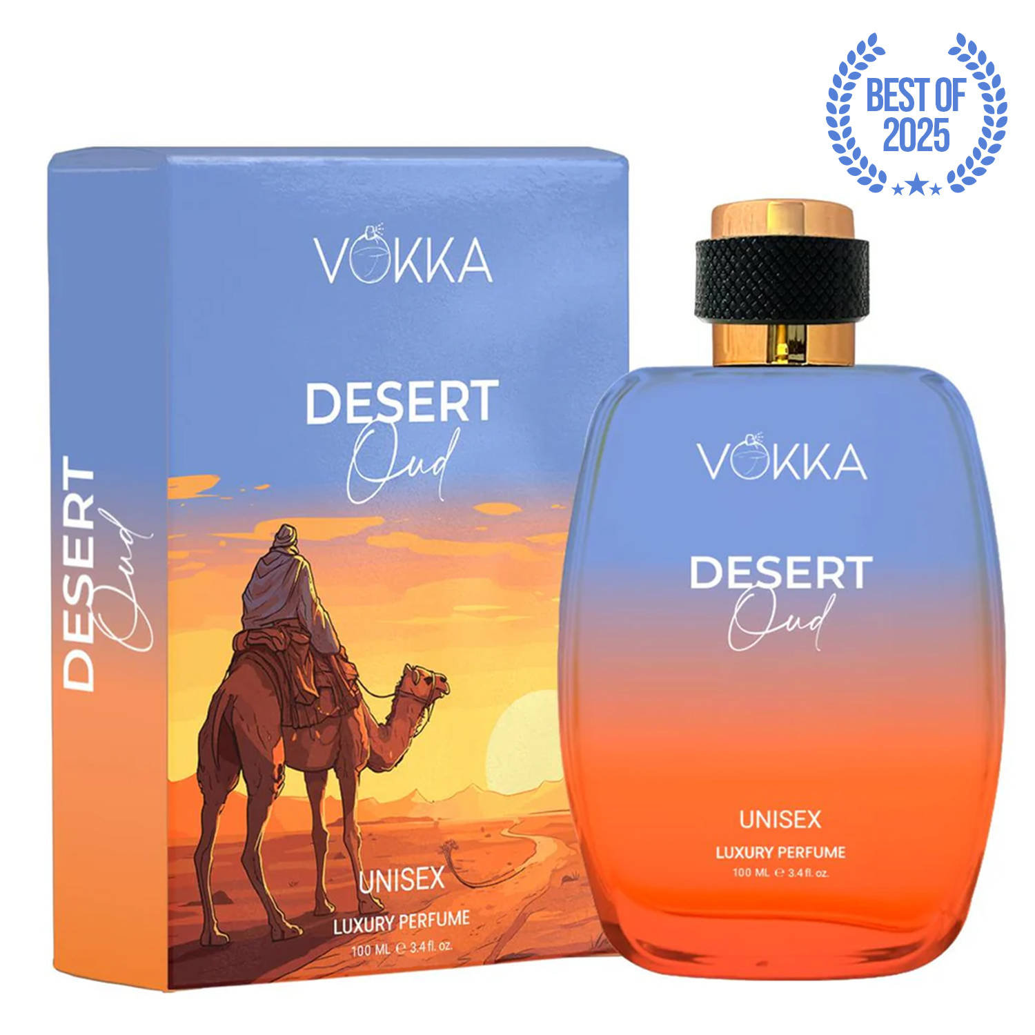 Vokka Desert Oud Luxury Long Lasting Arabian Perfume