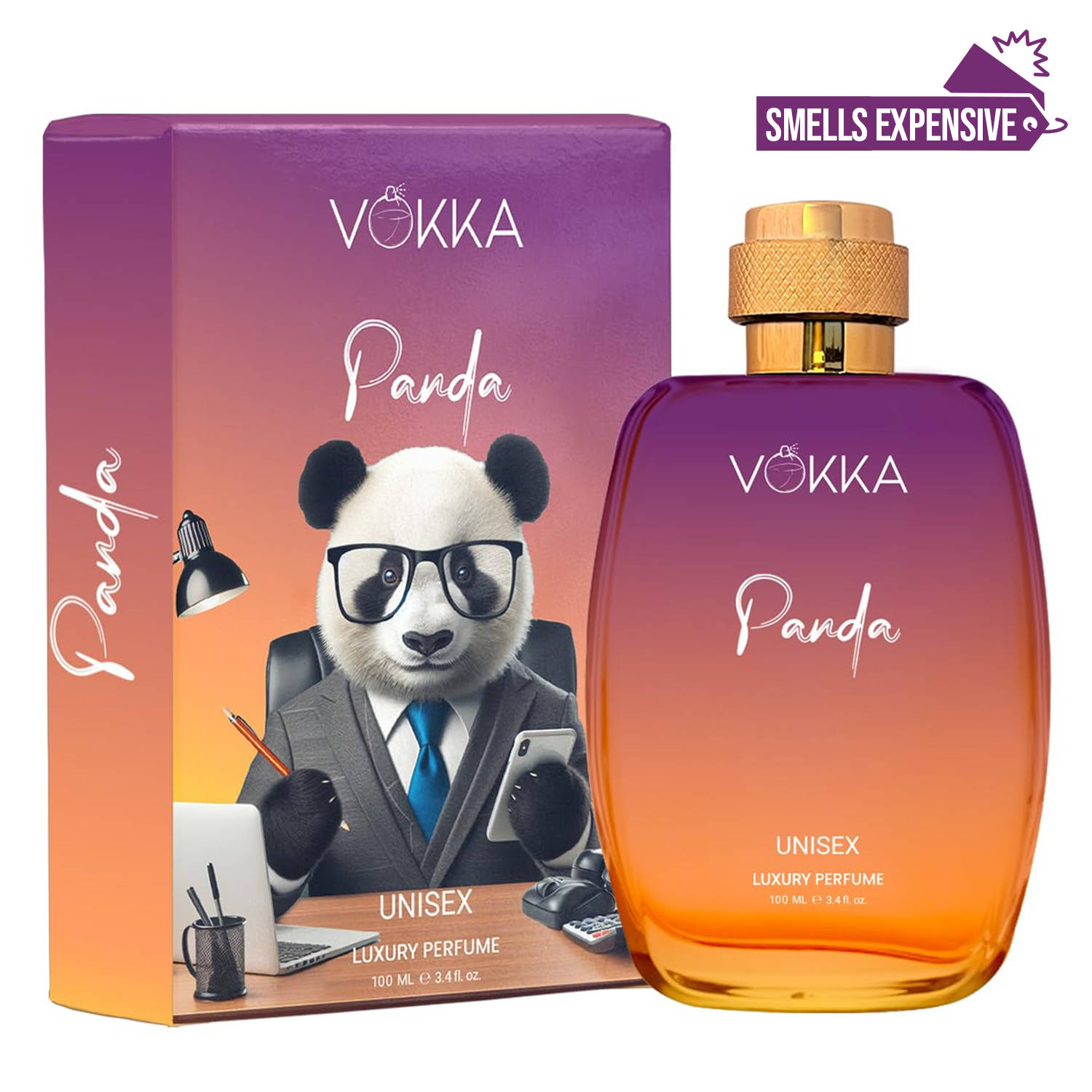 Vokka Panda Luxury Long Lasting Ambery Perfume
