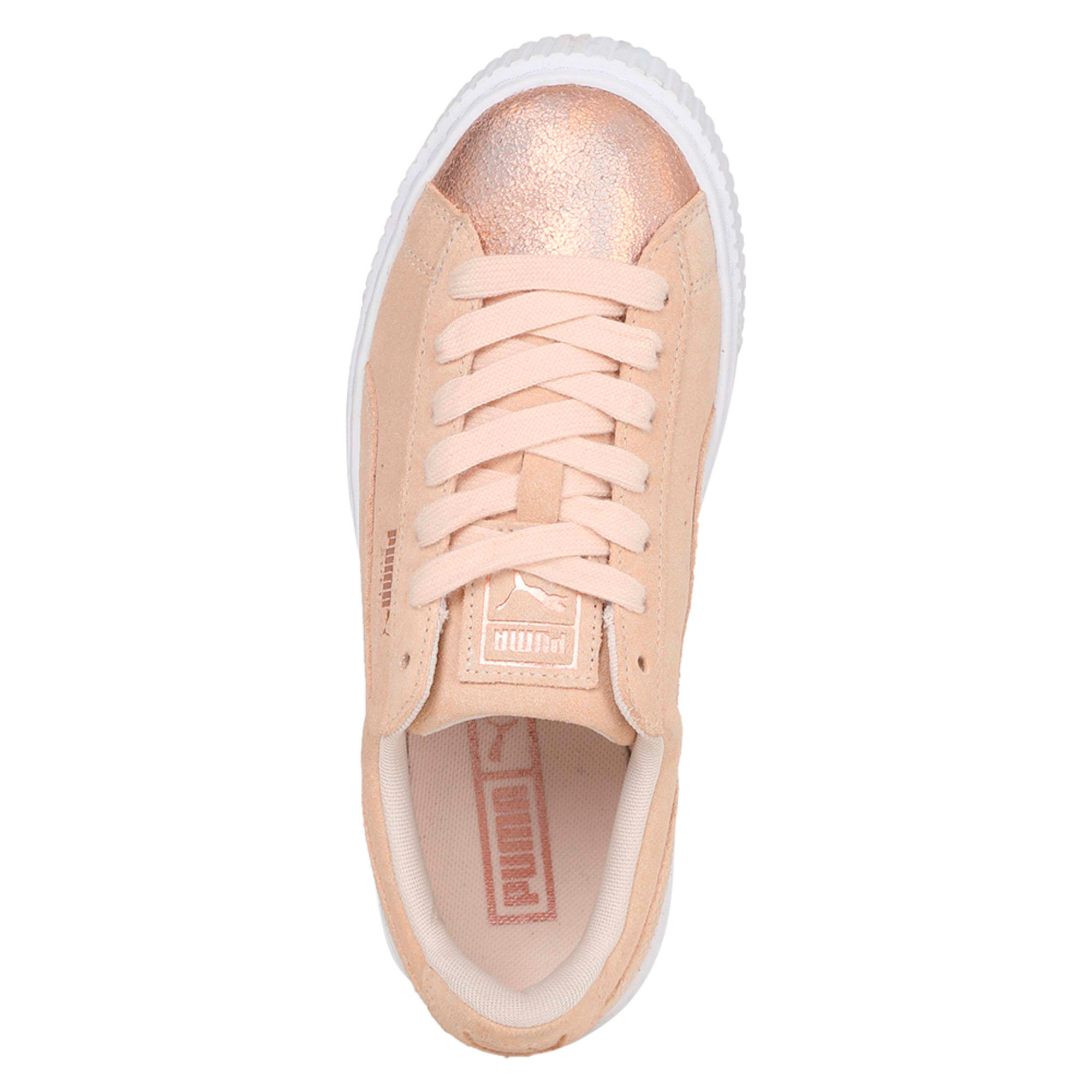 Buy Puma Suede Platform Luna Lux Women s Pink Sneakers 7 Online