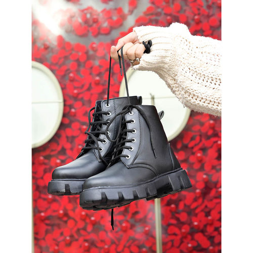 Buy Black Boots for Women by Shoetopia Online