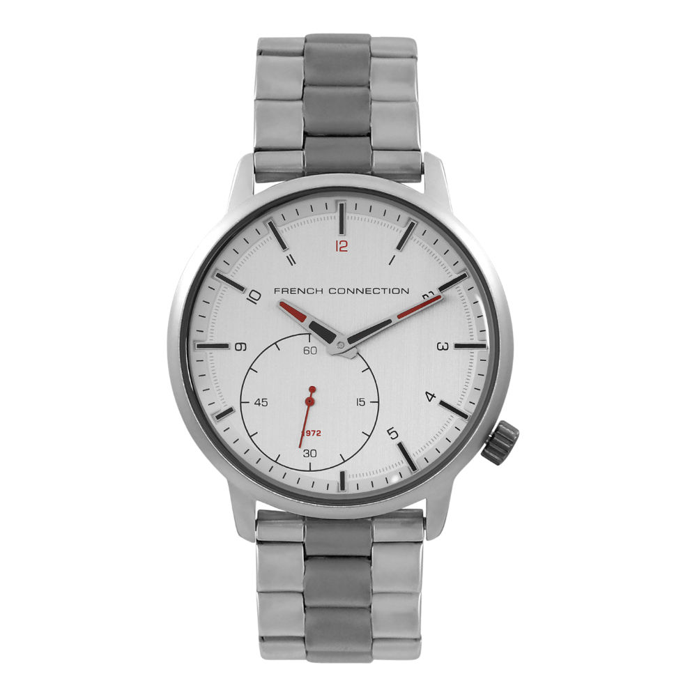 French Connection Men White Analogue Watch - FC1332SBM