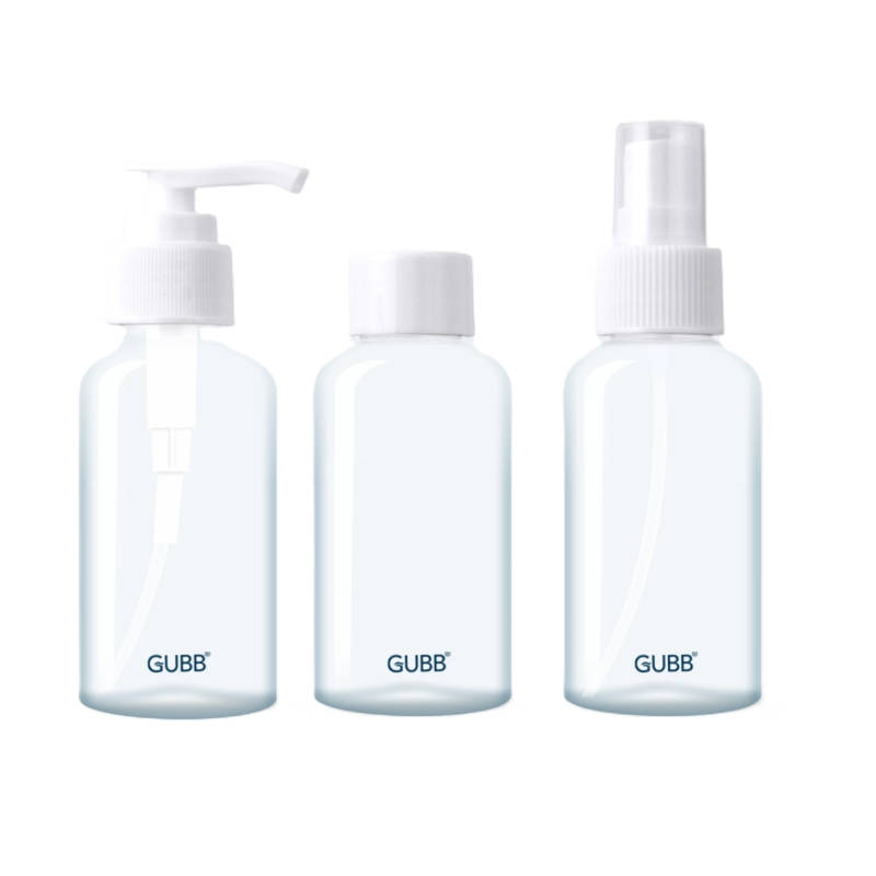 GUBB Travel Bottles Set Of 3 X 75ml