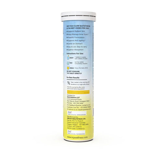 Buy Inja Glow Liposomal Glutathione Drop, Fizz & Drink Effervescent Tablets  - Lemon Online