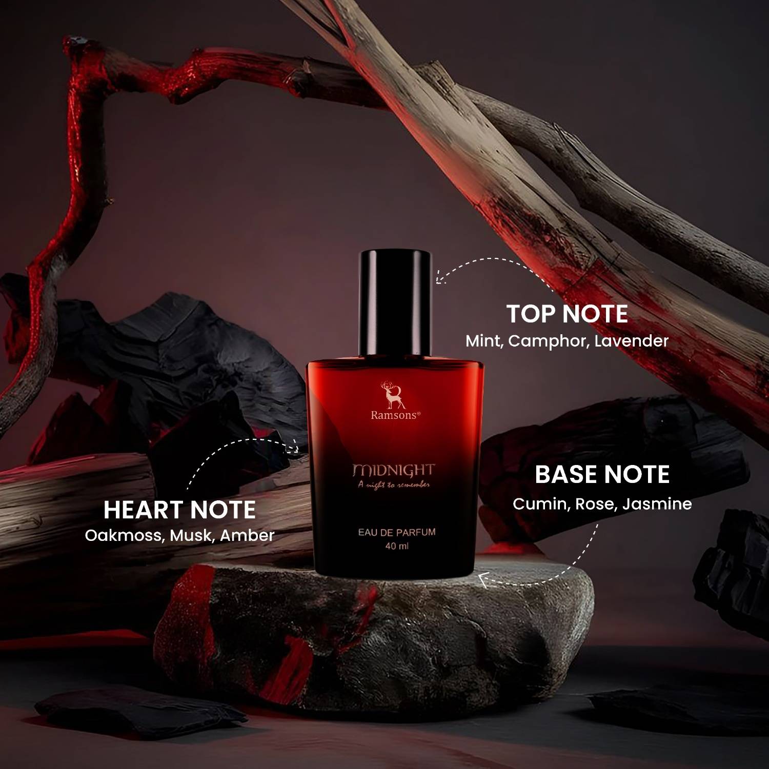 Ramsons Midnight Eau De Perfume For Him - view 2