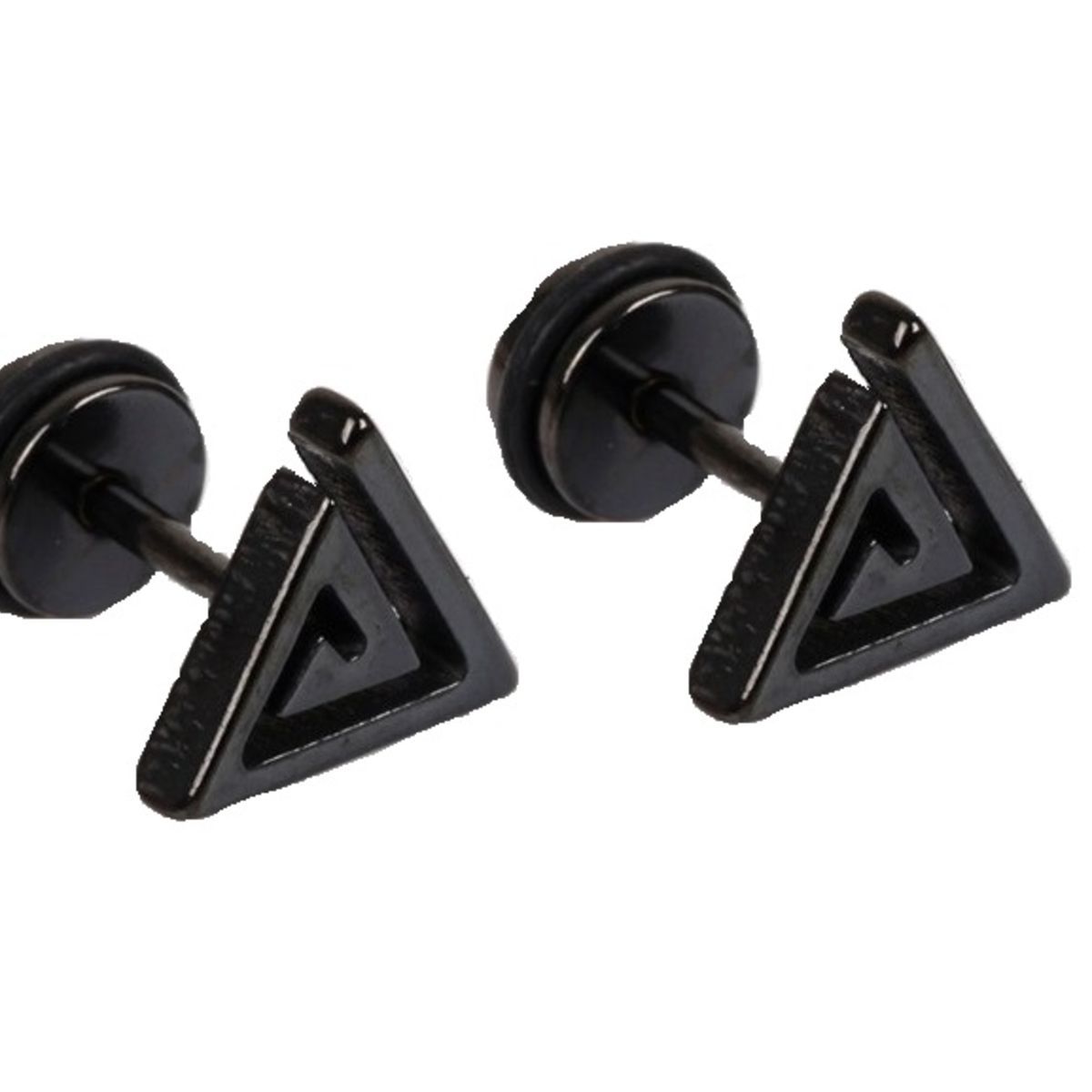 Buy Kanak jewels Valentine Stainless Steel Multicolor Black Screw Bali Stud  earrings KJNT38 Online at Best Prices in India  JioMart