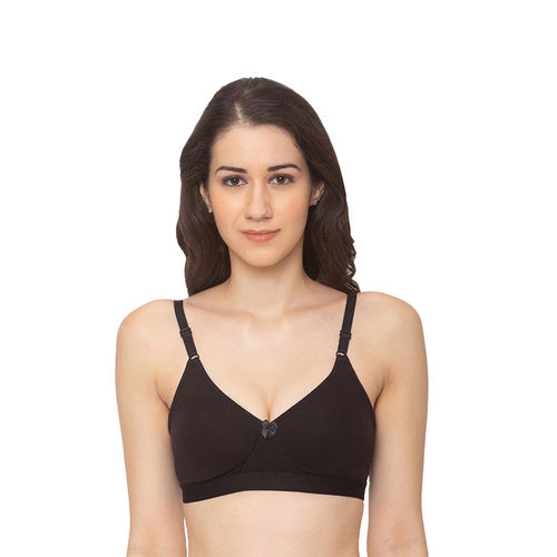 Buy Candyskin Non-Padded Non-Wired Bra - Black (34B) Online