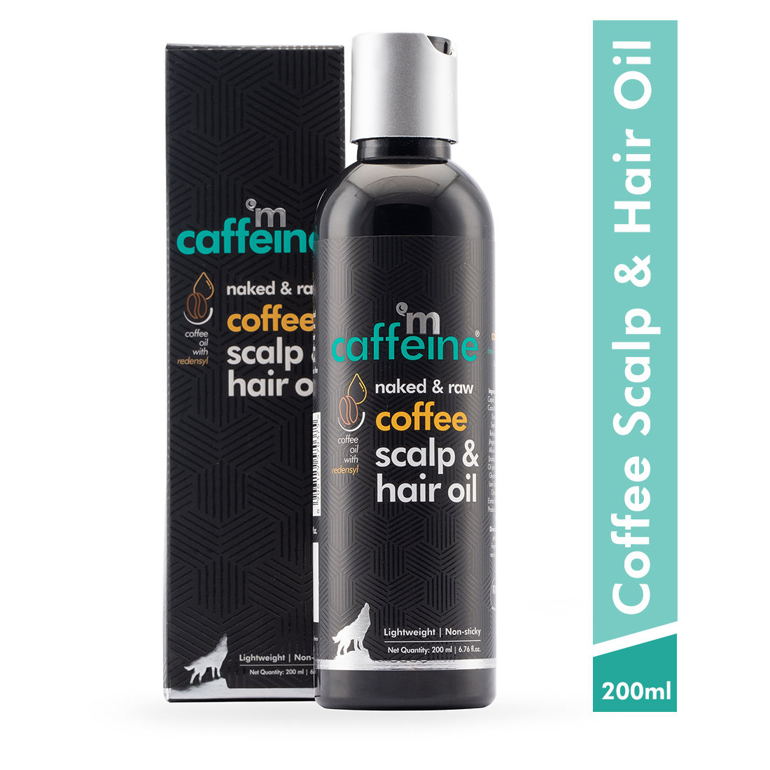 MCaffeine Naked & Raw Coffee Scalp & Hair Oil For Hair Growth with Redensyl & Argan Oil