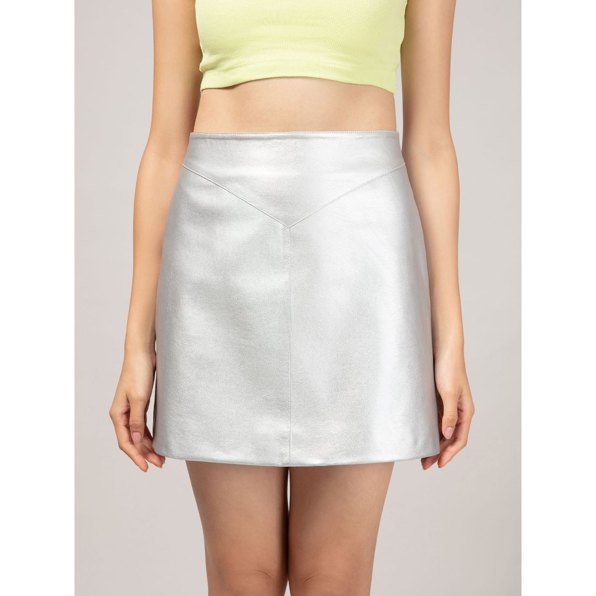 Silver skirt forever outlet 21