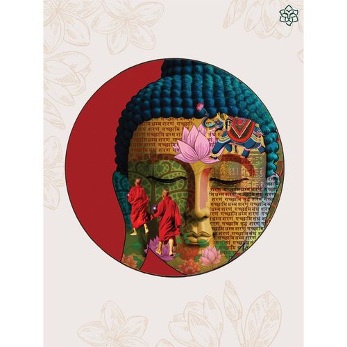 Maatir Buddha Wall Decor Plate