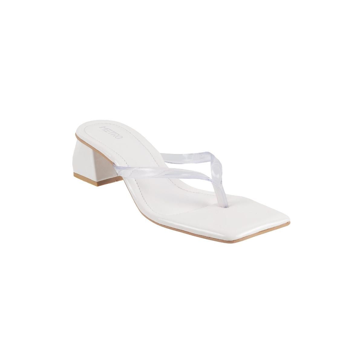 Buy Women White Casual Sandals Online | SKU: 40-174-16-36-Metro Shoes