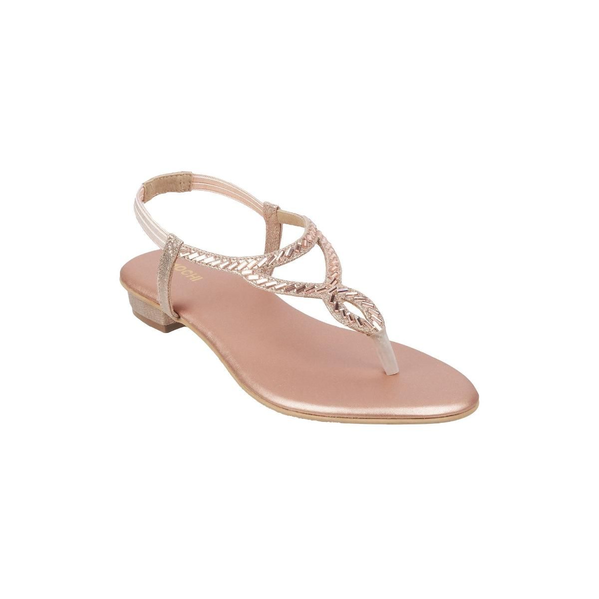 Buy Aurelia Women's Rose Gold Toe Ring Sandals for Women at Best Price @  Tata CLiQ