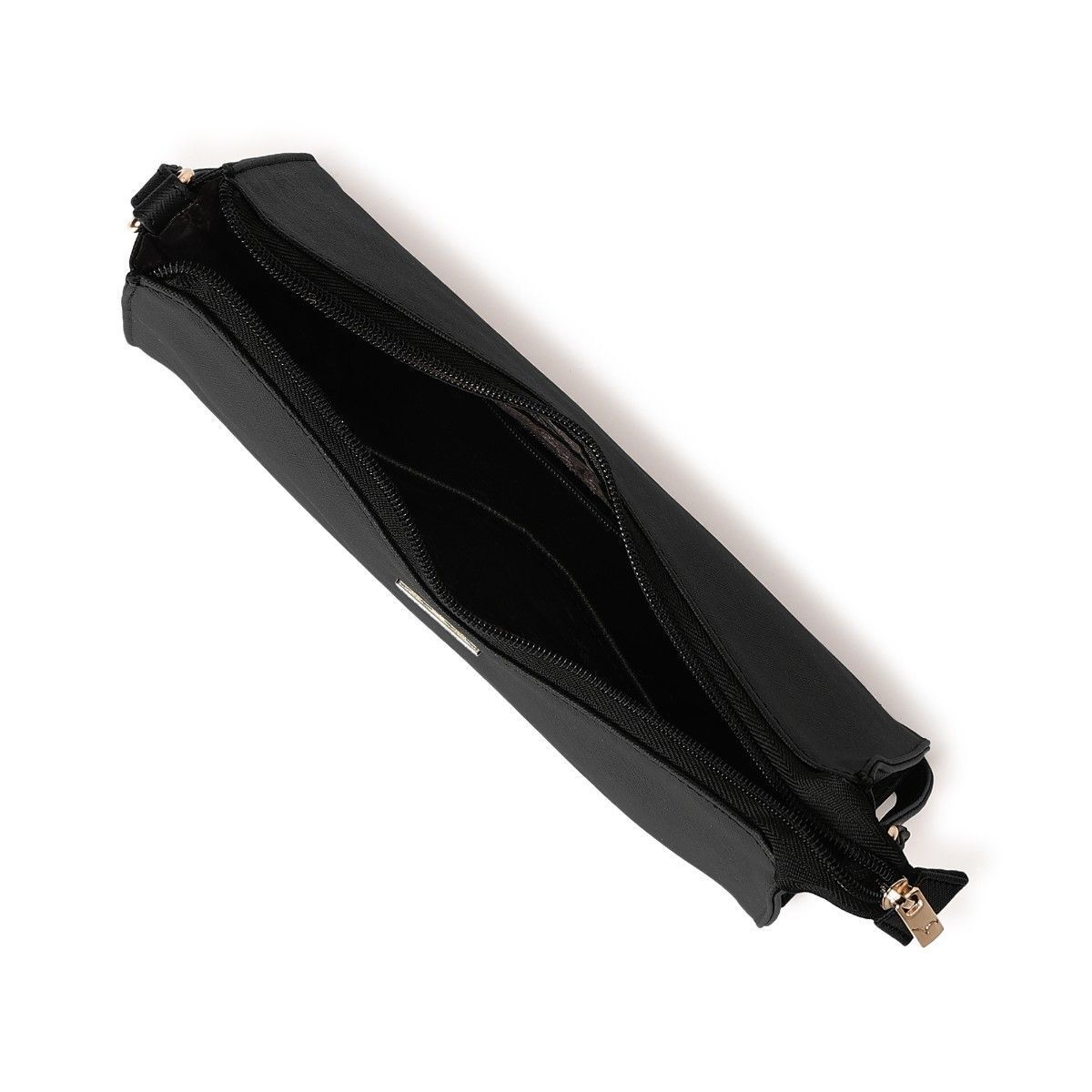 Buy Fastrack Black Textured Structured Shoulder Bag for