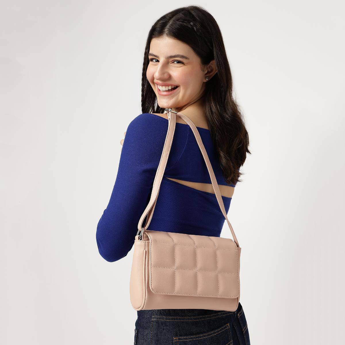Fastrack Pink Casual Sling Bag for Women