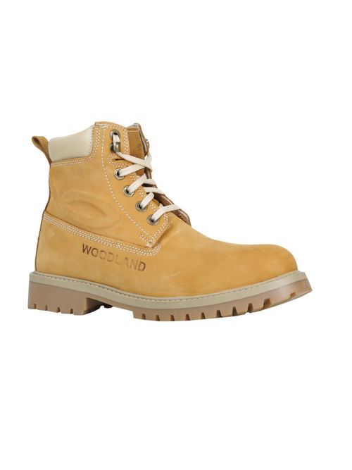 WOODLAND Mens Snaype Casual Yellow Boots