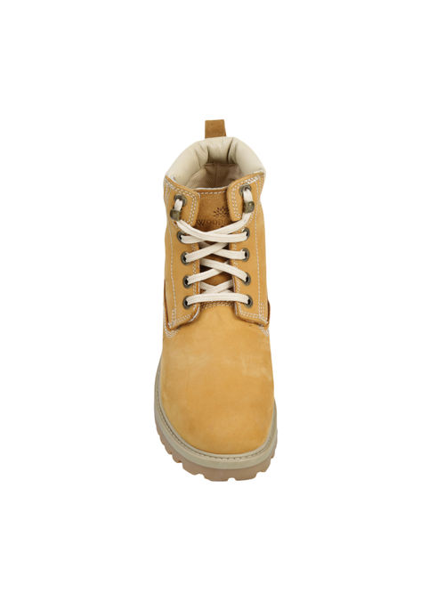 Buy WOODLAND Mens Snaype Casual Yellow Boots Online