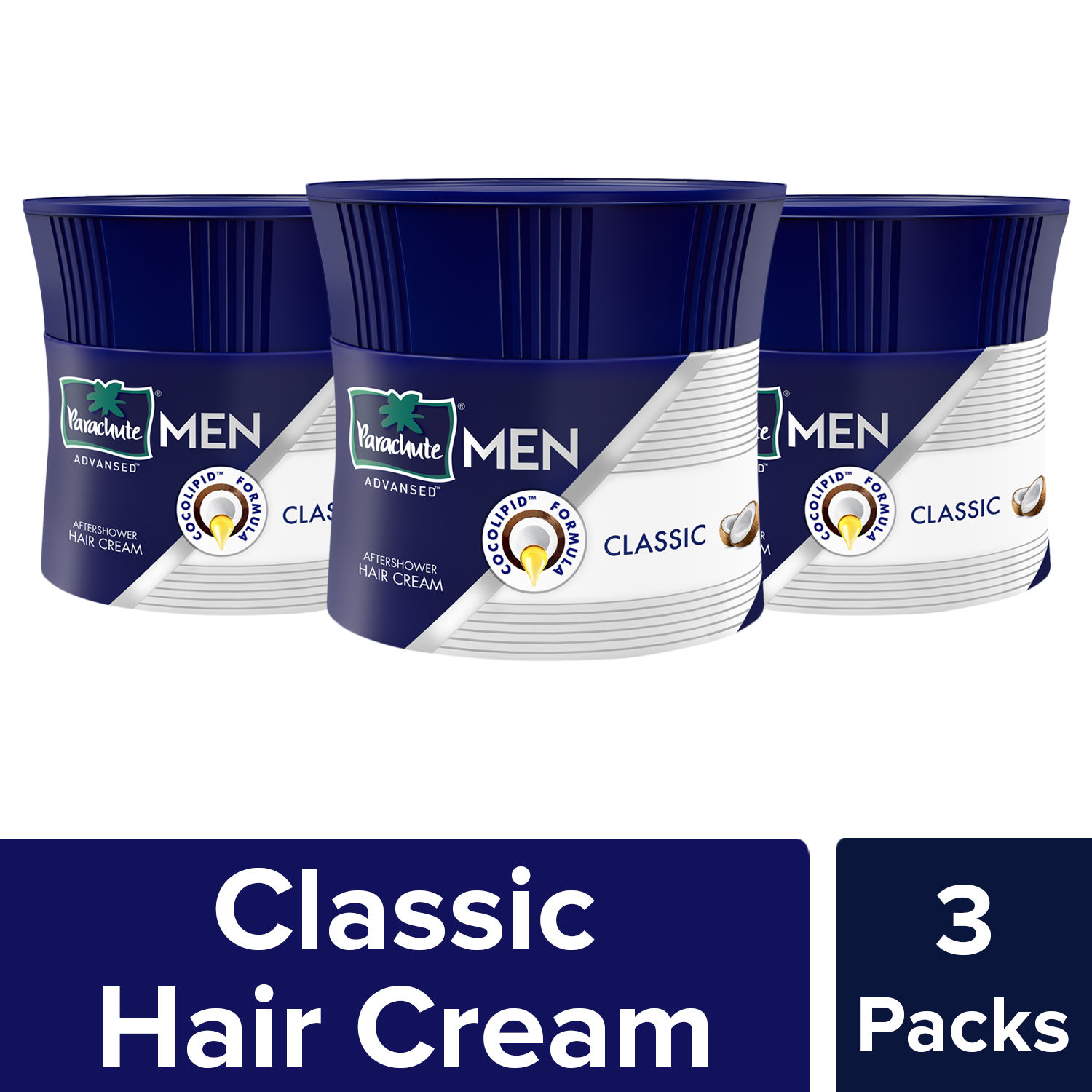 Parachute Advansed Men Aftershower Hair Cream Classic (Pack of 3): Buy  Parachute Advansed Men Aftershower Hair Cream Classic (Pack of 3) Online at  Best Price in India | NykaaMan
