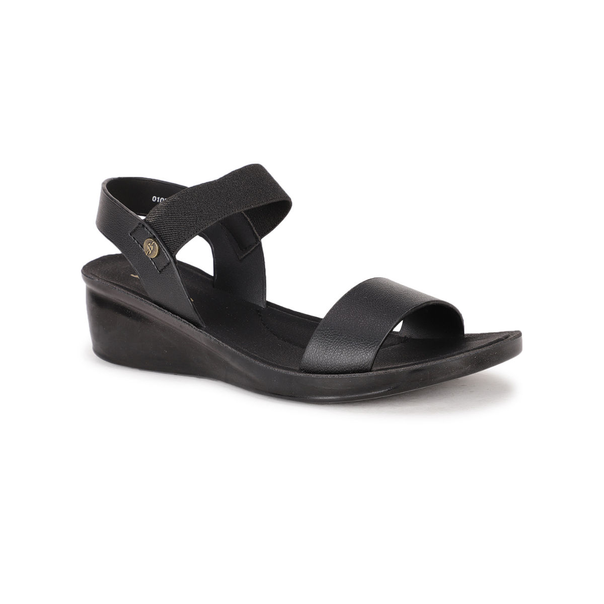 Amazon.com | ITALIAN Shoemakers Besy Women's Wedge Moderate Height Band  Sandal (Black, 6, us_footwear_size_system, adult, women, numeric, medium,  numeric_6) | Platforms & Wedges