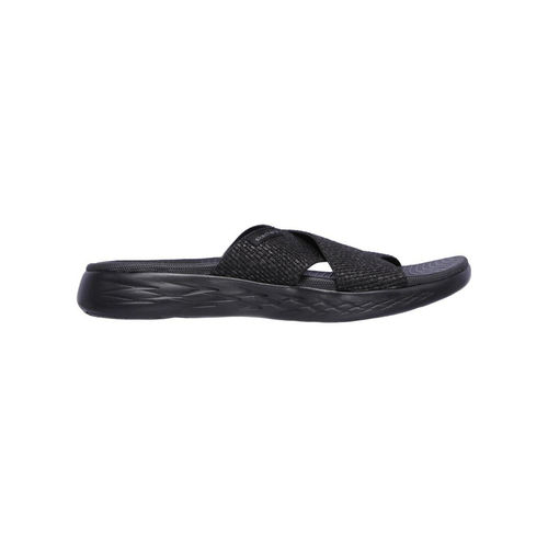 Buy SKECHERS On-the-go 600 Glistening Black On The Go Sandals Online