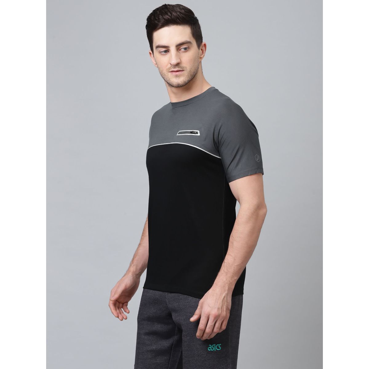 Buy Asics Fuzex Short Sleeves Top Casual T shirts Grey Online