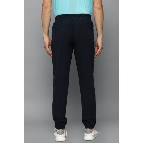 Men Navy Solid Casual Jogger Pants