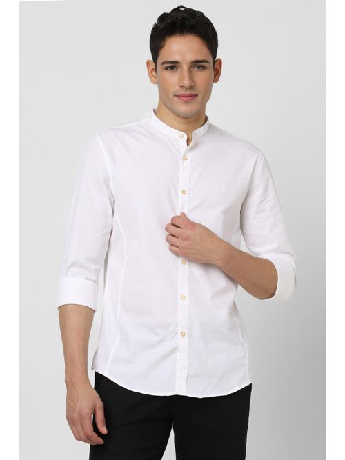 Nykaa Fashion Peter England White Casual Shirts Buy Peter England