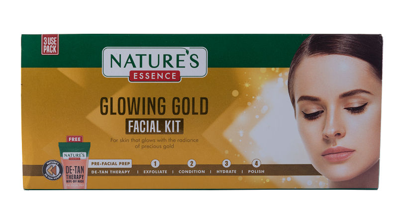 natures professional gold facial kit