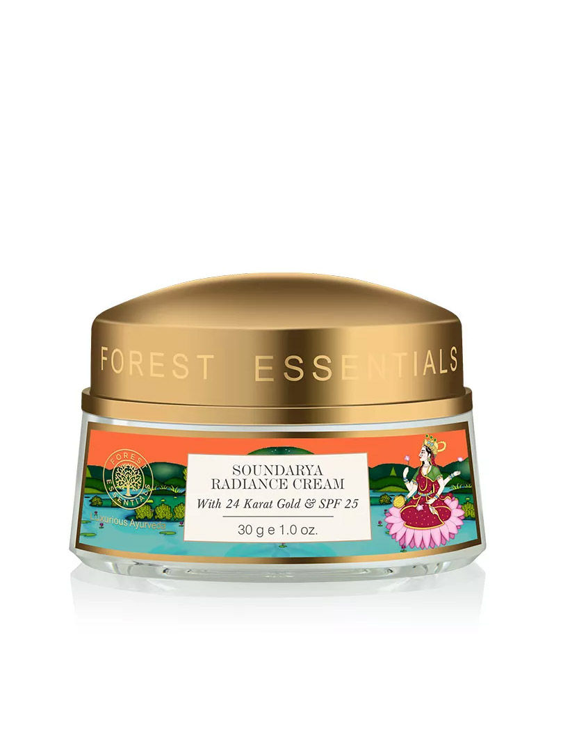Forest Essentials Soundarya Radiance Cream With 24K Gold And SPF25
