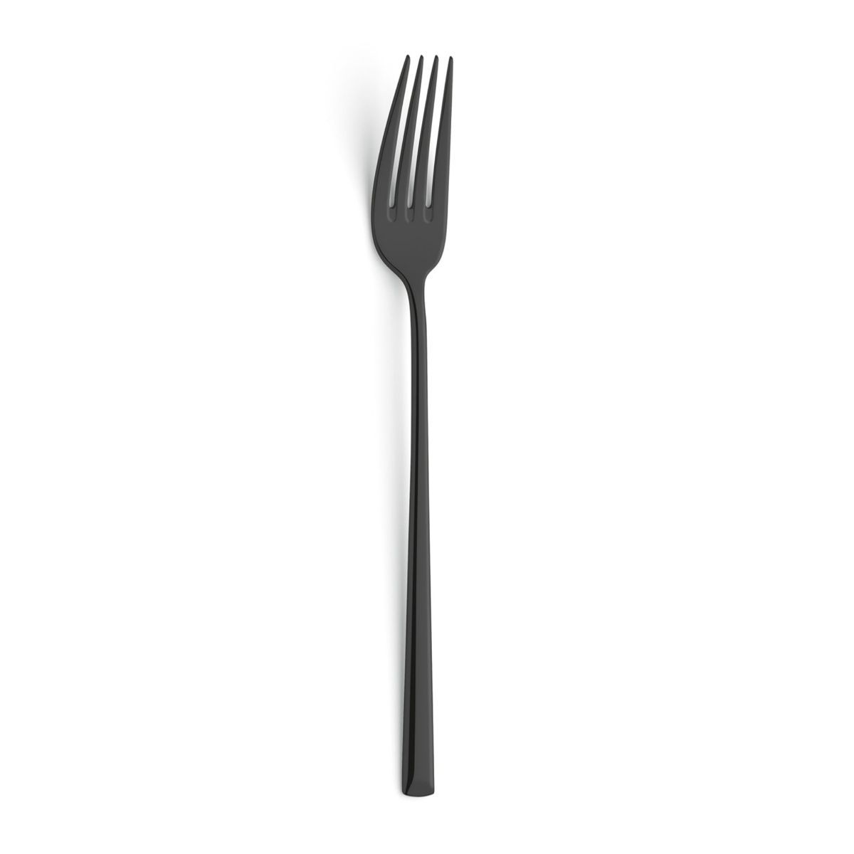 Amefa Metropole Black Stainless Steel Dinner Fork Set, 6-Pieces