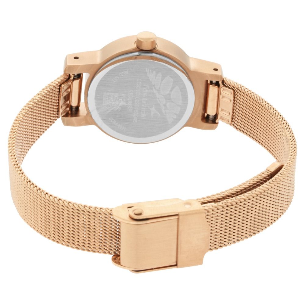 fastrack rose gold watches for ladies