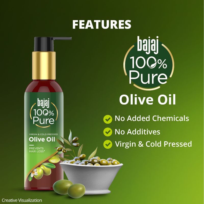 WishCare 100 Pure Premium Cold Pressed Olive Oil for Hair  Skin  2   Caresuppin