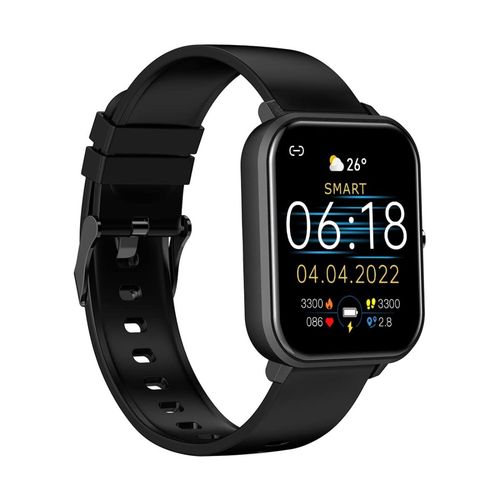 pTron Pulsefit Pro Bluetooth Calling Smartwatch, Full Touch, SpO2  Heart Rate Check (Black)