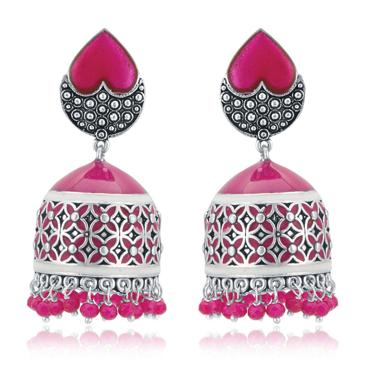 Pure Silver Ameera Jhumki main image 1
