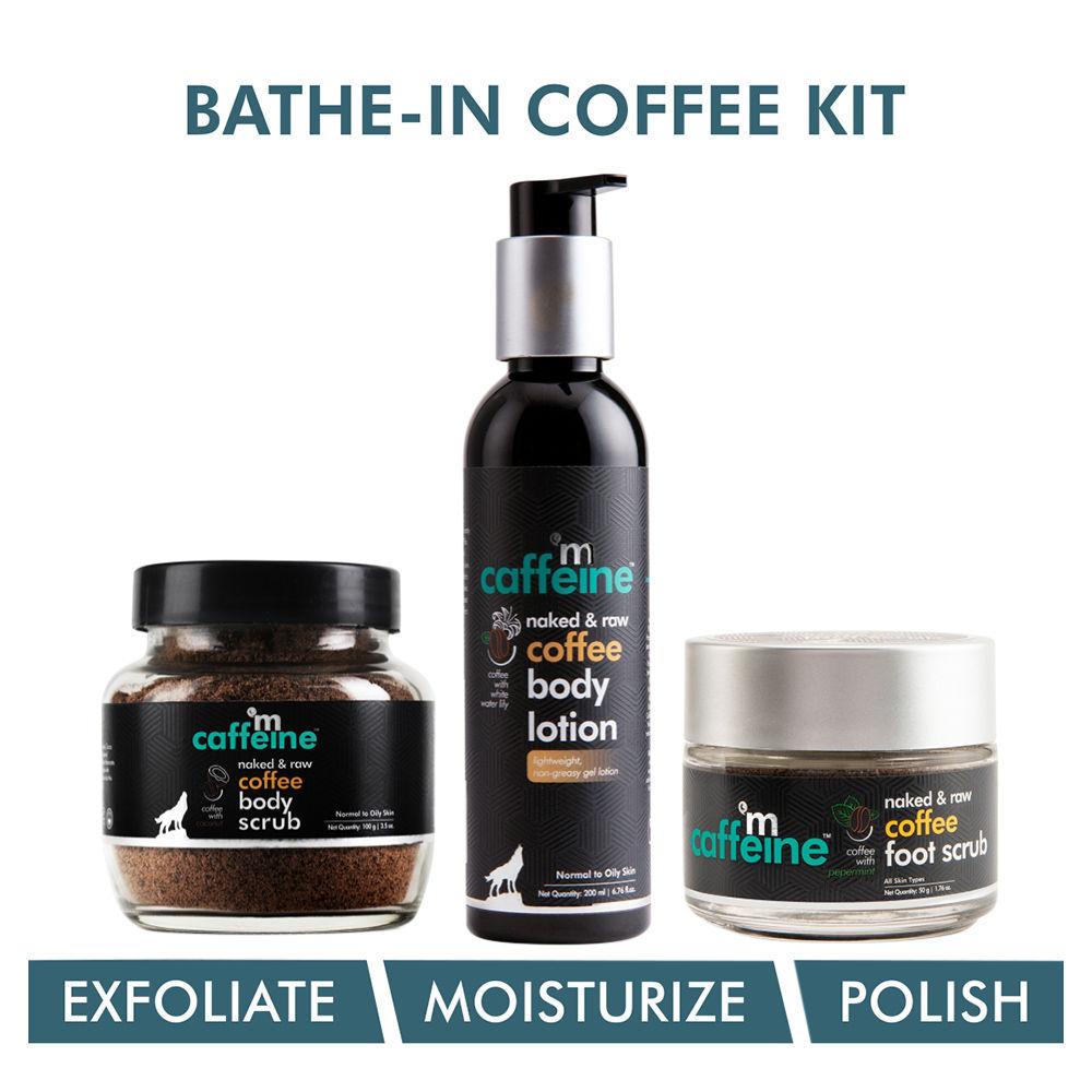 MCaffeine Bathe-in Coffee Kit - Exfoliate & Moisturize
