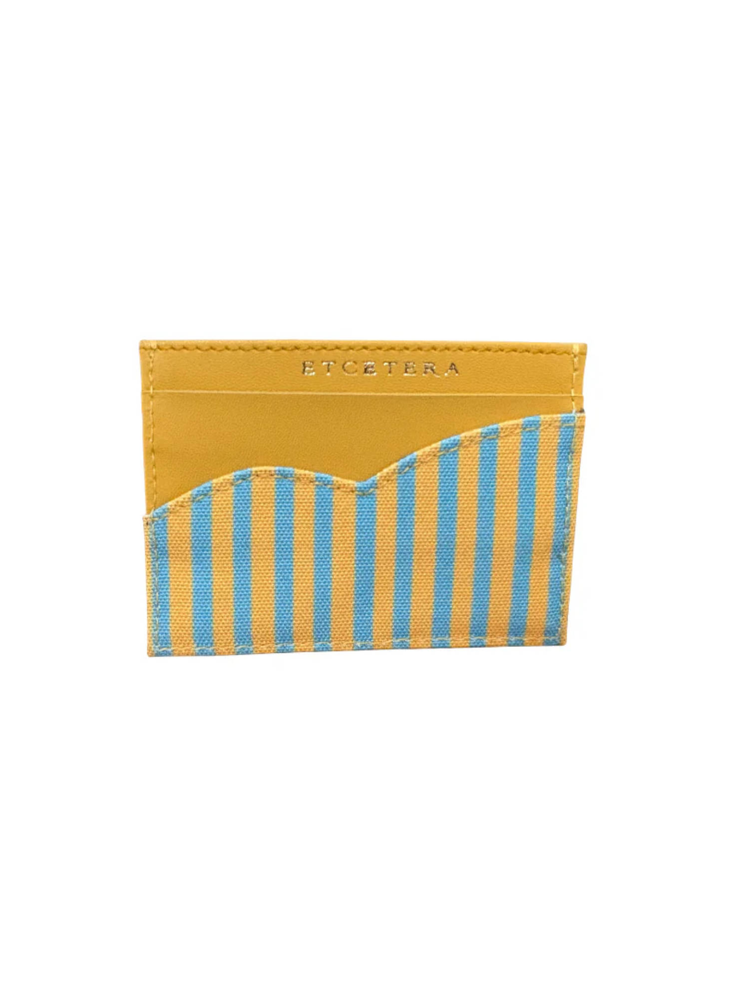 ETCETERA Stripe Right - Limoncello Card Holder - Mustard