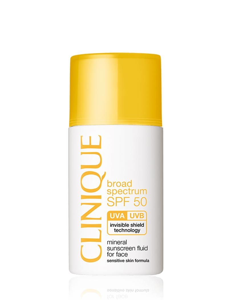 Clinique SPF 50 UVA/UVB Mineral Sunscreen Fluid For Face