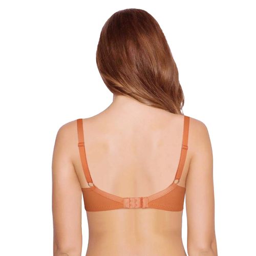 Taabu Coral Reef Satin Cup Padded Wirefree Plunge Bra
