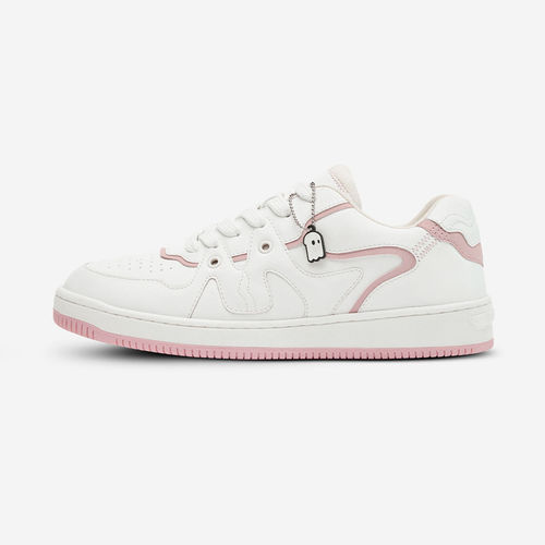 The Souled Store Urban Blaze White Pink Frost Women Regular Sneakers (UK 6)