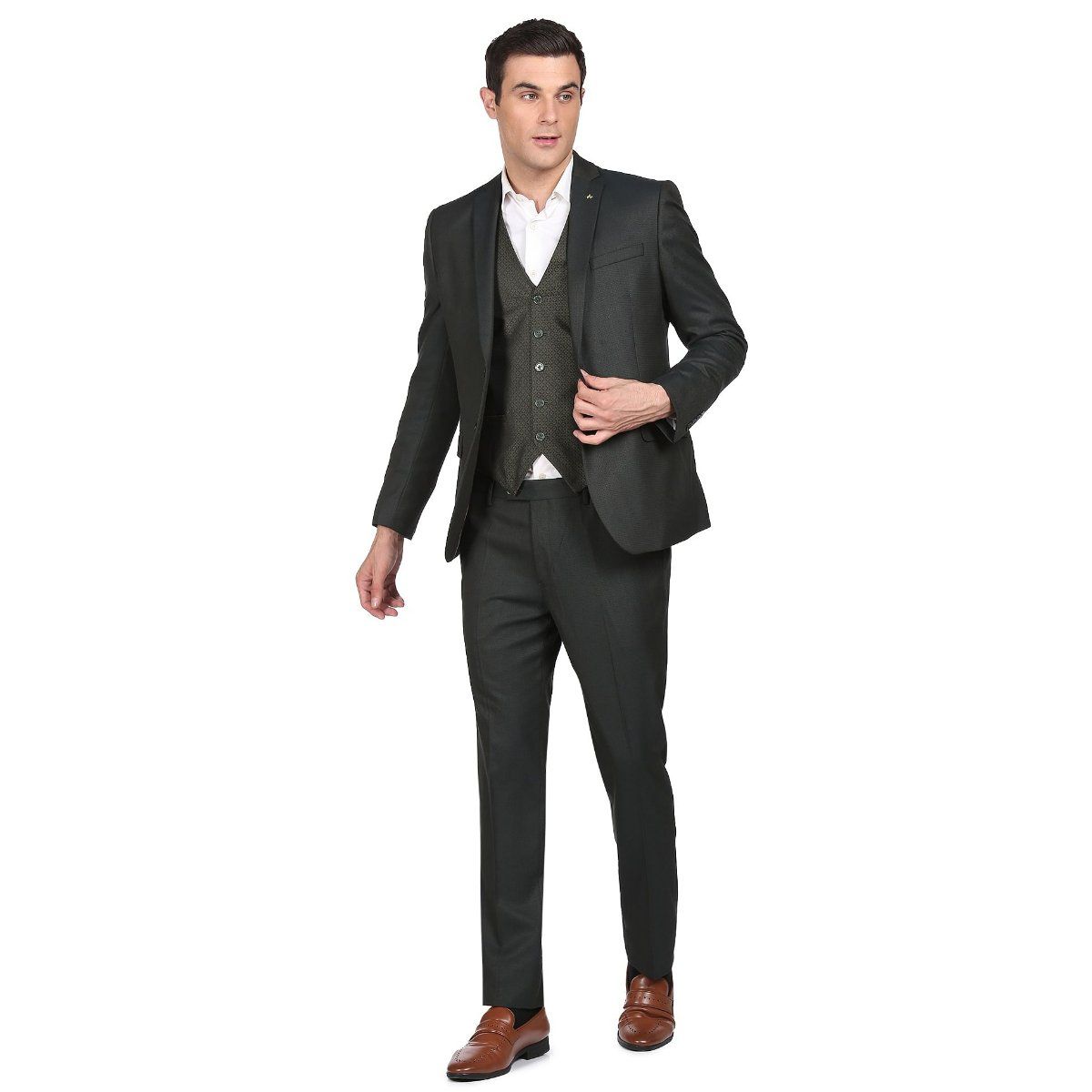 Mens 3 Piece Suits Designer Grooms Wedding Party Wear Formal Tuxedo Coat  Pants | eBay