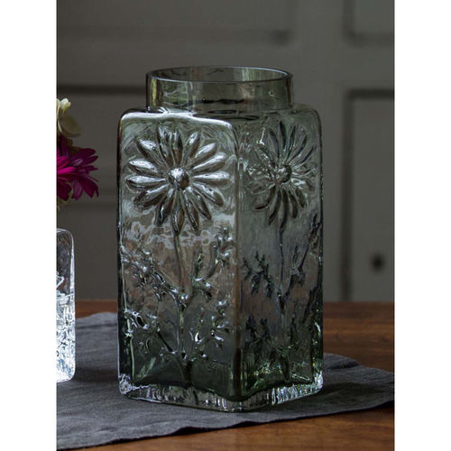 Buy Dartington Crystal Marguerite Olive Green Tall Flower Vase Online