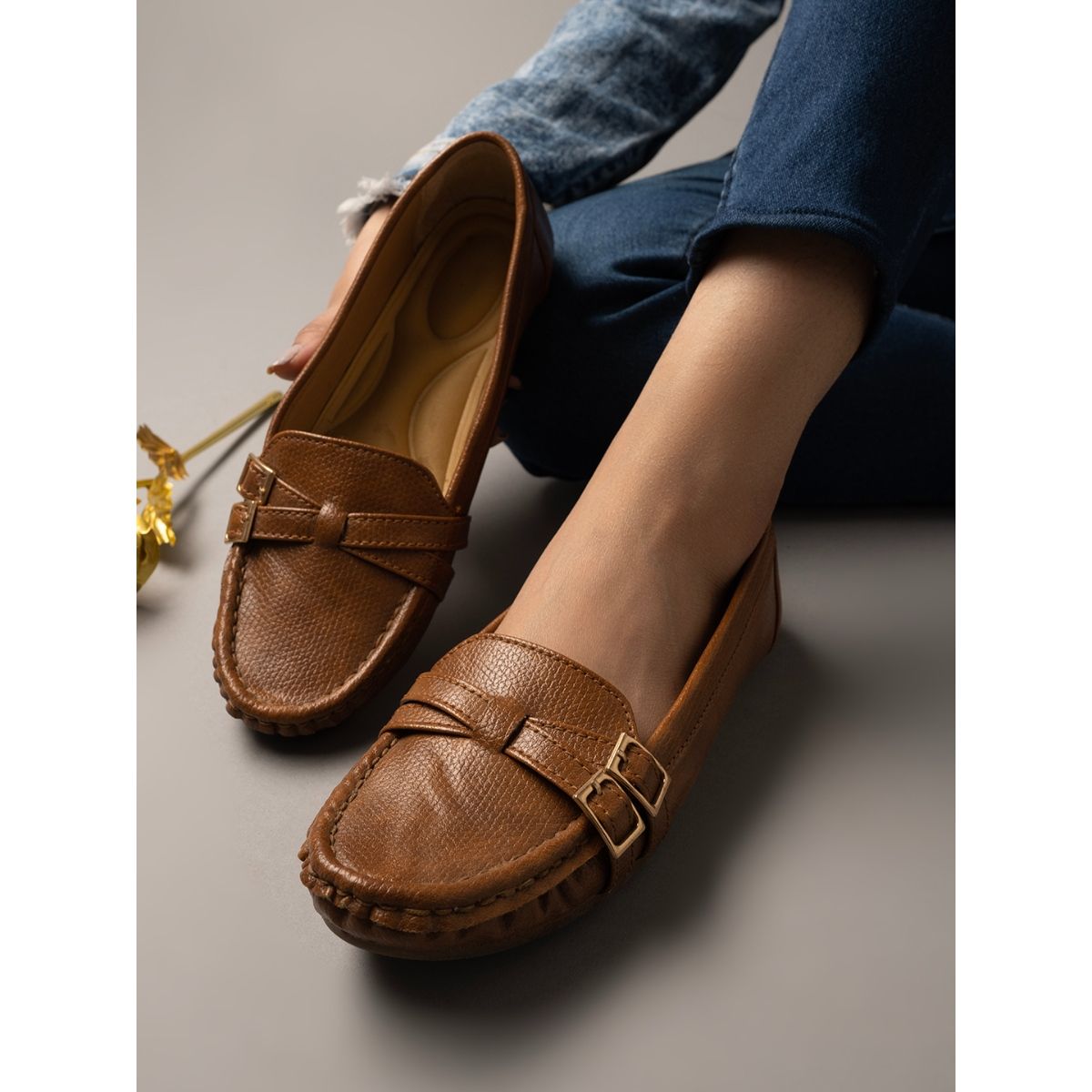 Tan loafers sale womens