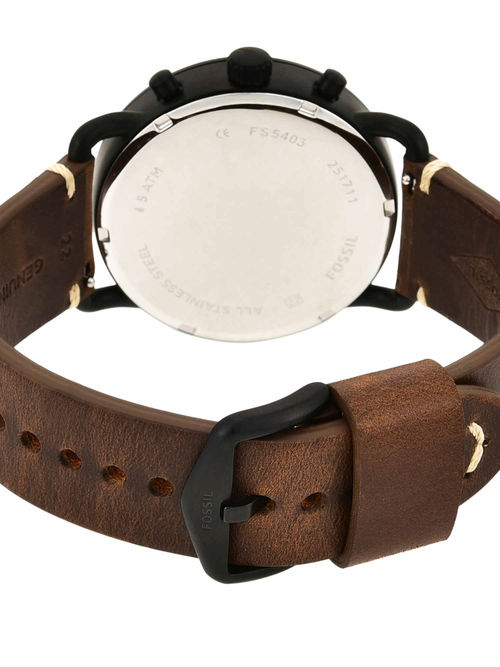 Buy Fossil FS5403 The Commuter Chrono Brown Watch For Men Online