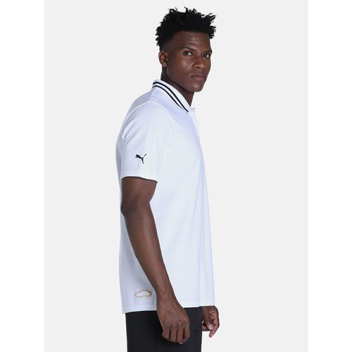 puma white polo t shirt