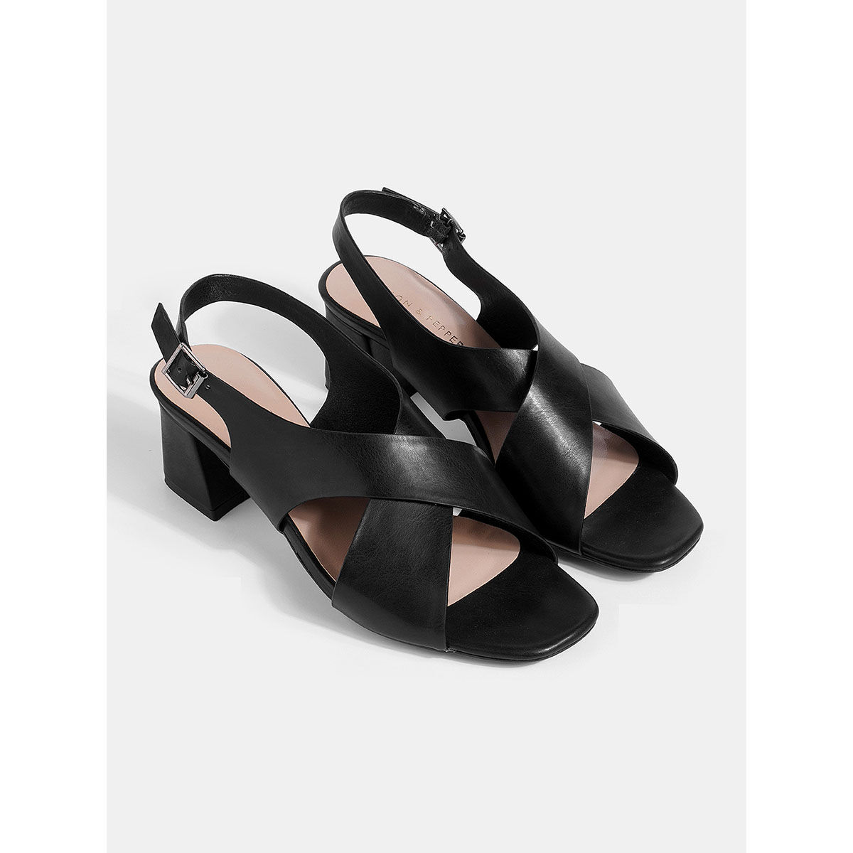 The Platform Sandal - Black Suede – Margaux