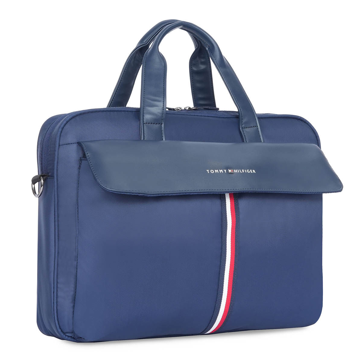 Buy Tommy Hilfiger Blue Laptop Messenger Bag Online