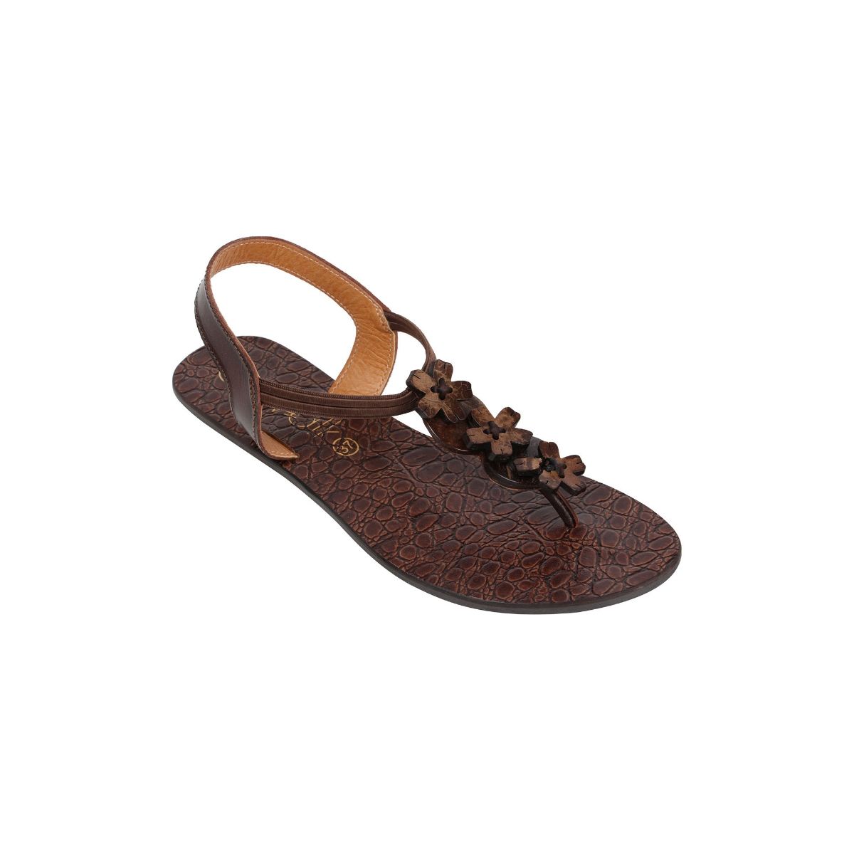 Buy CATWALK Leather Buckle Womens Casual Sandals | Shoppers Stop