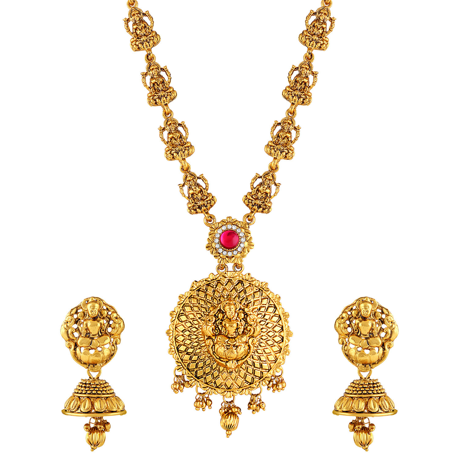 Asmitta Laxmi Design Gold Toned Temple 
