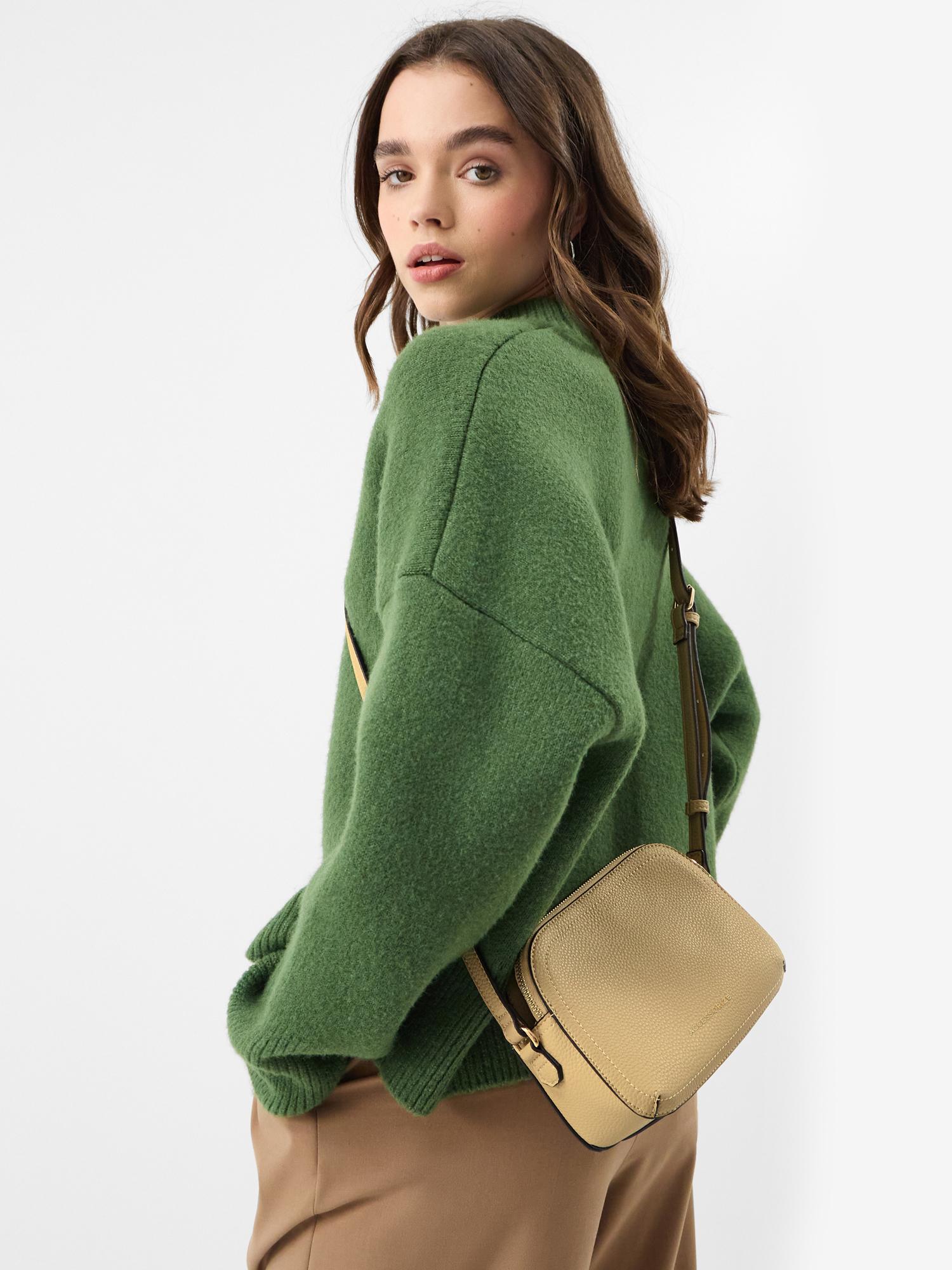 Buy Accessorize London Women Double Zip Crossbody Sling Bag