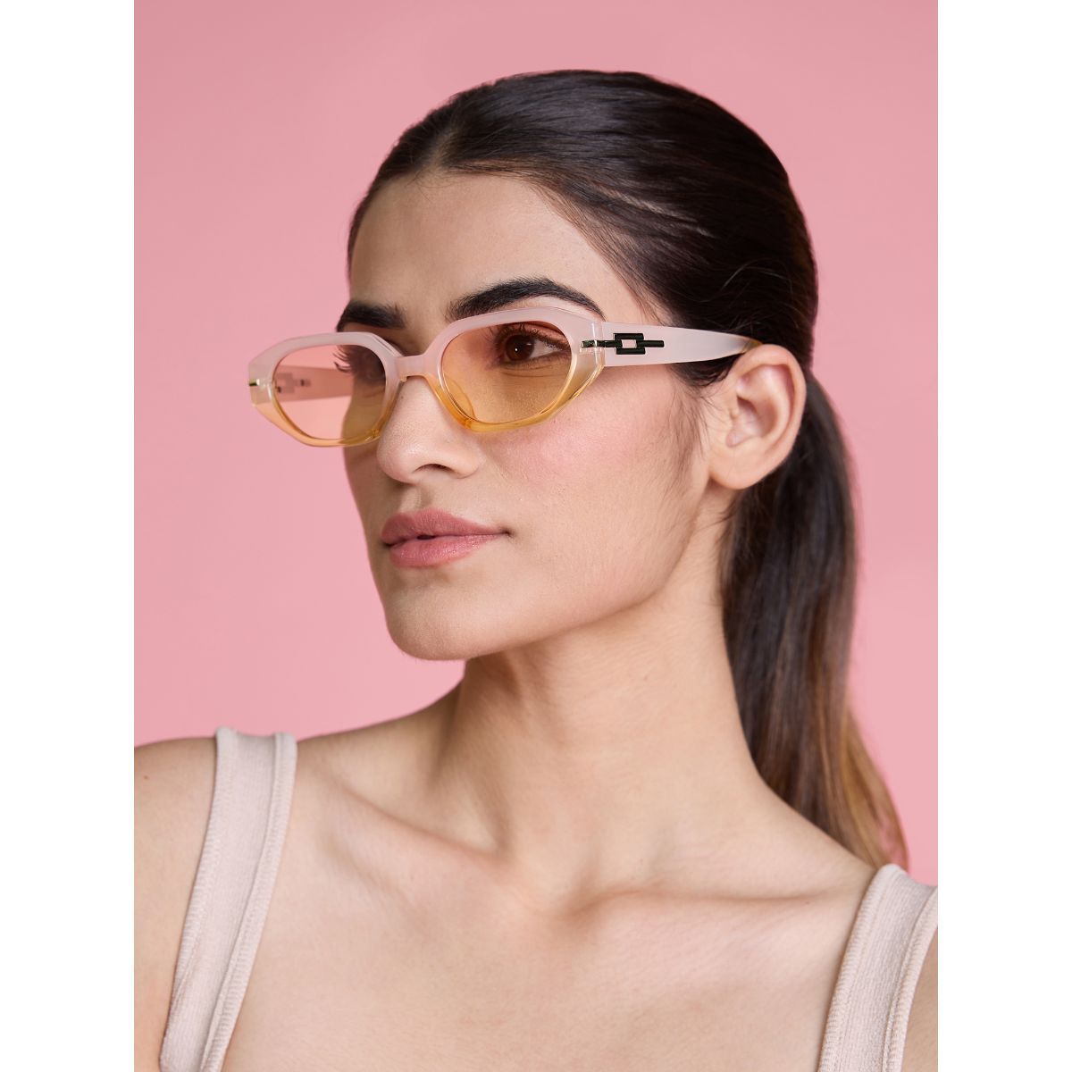 Buy Twenty Dresses by Nykaa Fashion Brown Wide Rectangular Animal Print  Sunglasses Online