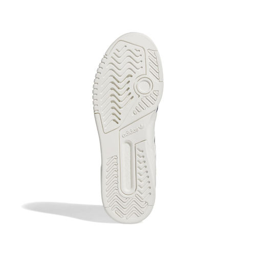 adidas Originals Drop Step Low Unisex White Navy Blue Basketball Shoes